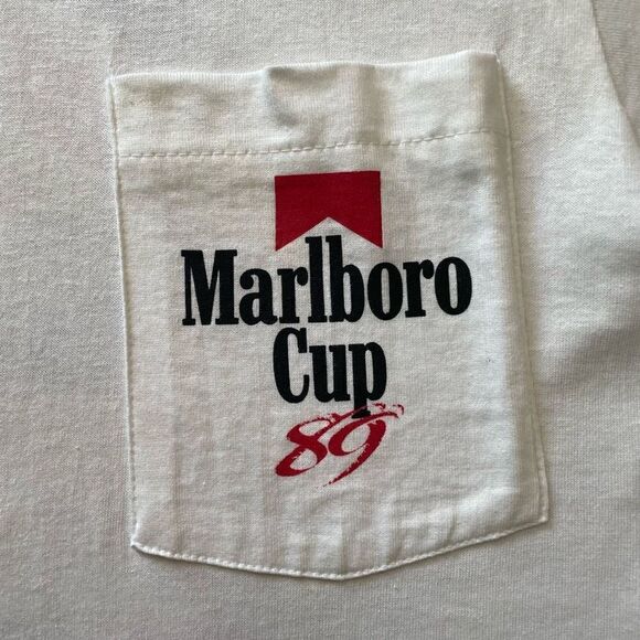 VTG 1989 Marlboro Cup Cigarettes Soccer T-Shirt Single Stitch FOTL Men’s L USA - Picture 3 of 6